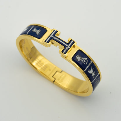 [Star Jewelry]H BRACELET BLUE CERAMIC