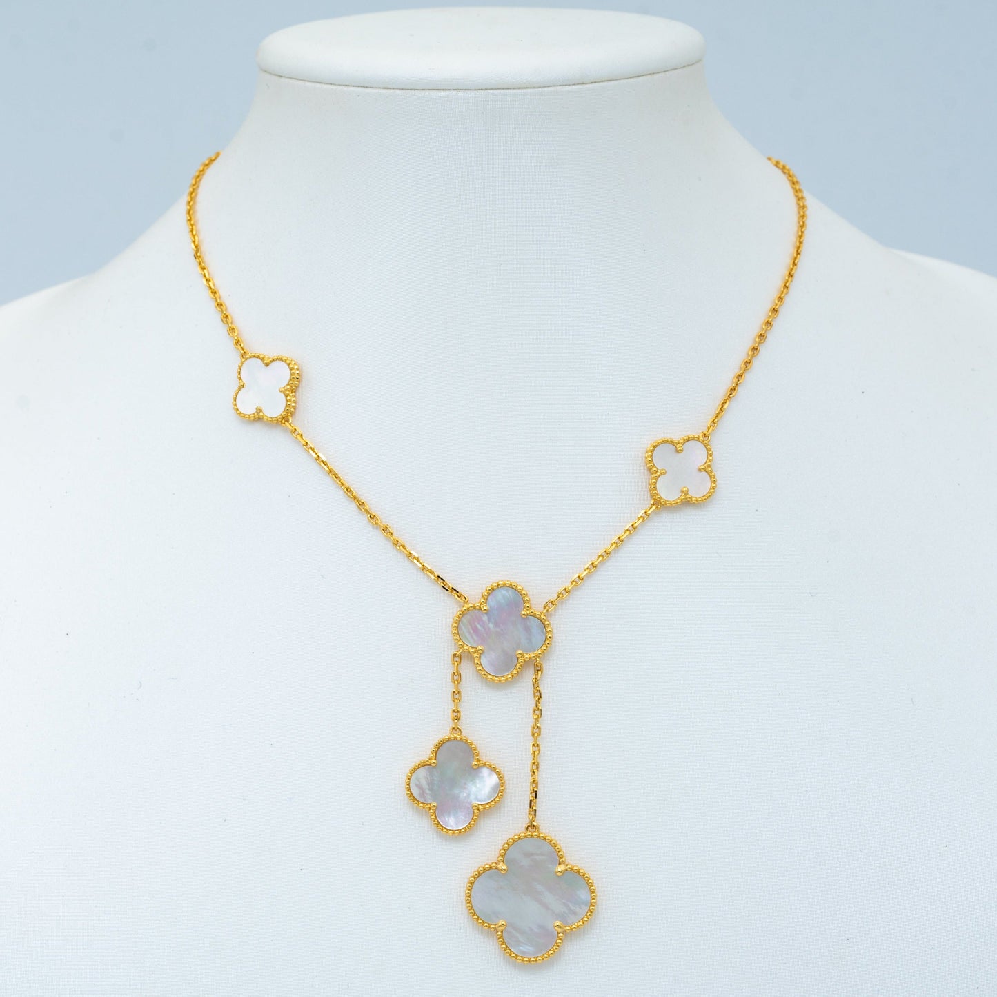 [Star Jewelry]CLOVER MOTHER OF PEARL NECKLACE 6 MOTIF