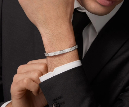[Star Jewelry]NEW-LOVE-6.1MM-Width Diamond-Studded Bracelet