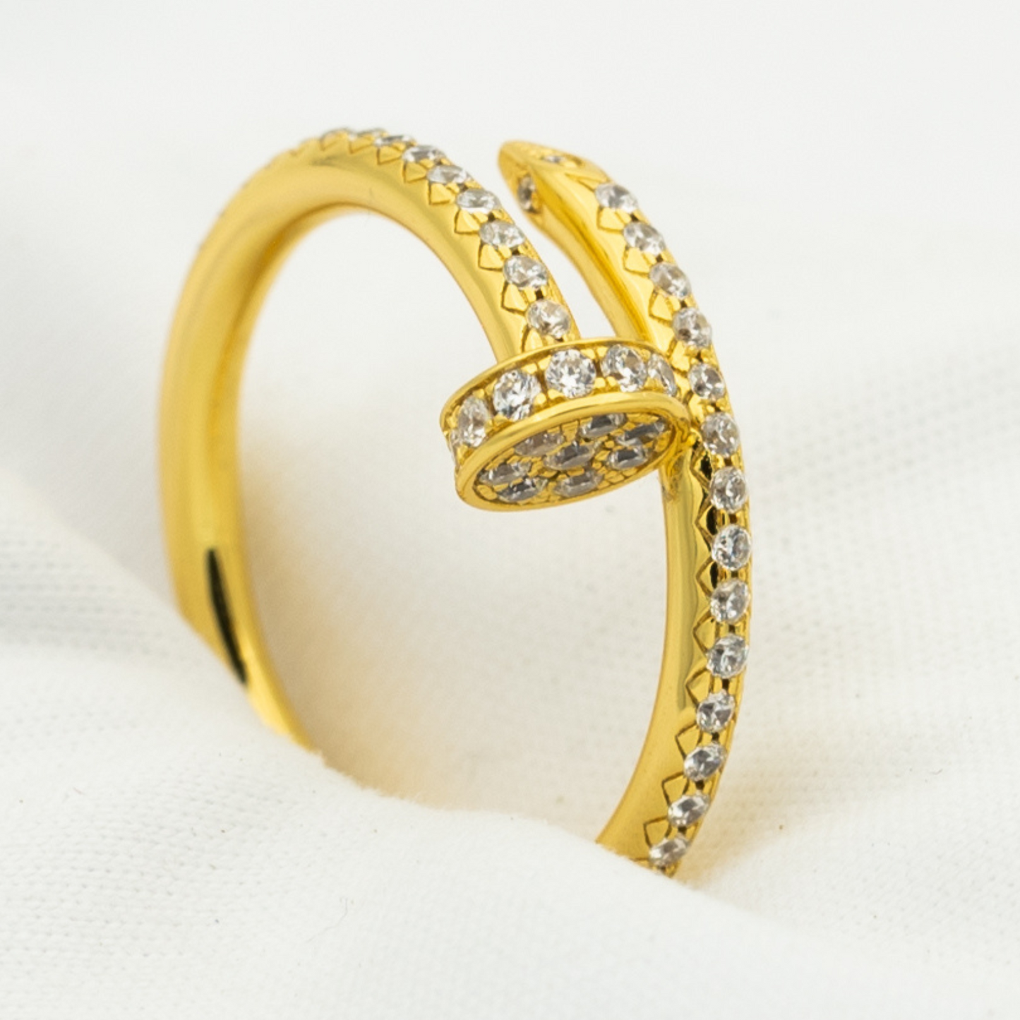 [Star Jewelry]JUSTE RING 1.8MM GOLD DIAMONDS