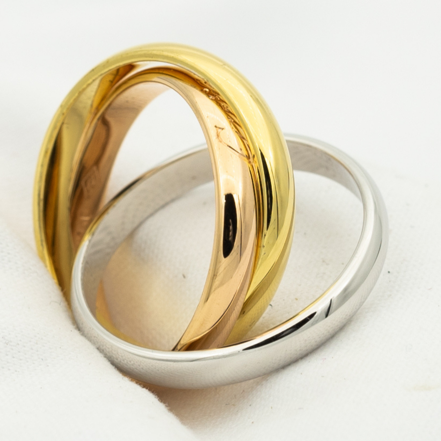 [Star Jewelry Jewelry]TRINITY RING GOLD PINK GOLD SILVER