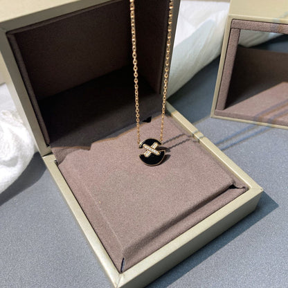 [Star Jewelry]JEUX DE PINK GOLD DIAMOND NECKLACE