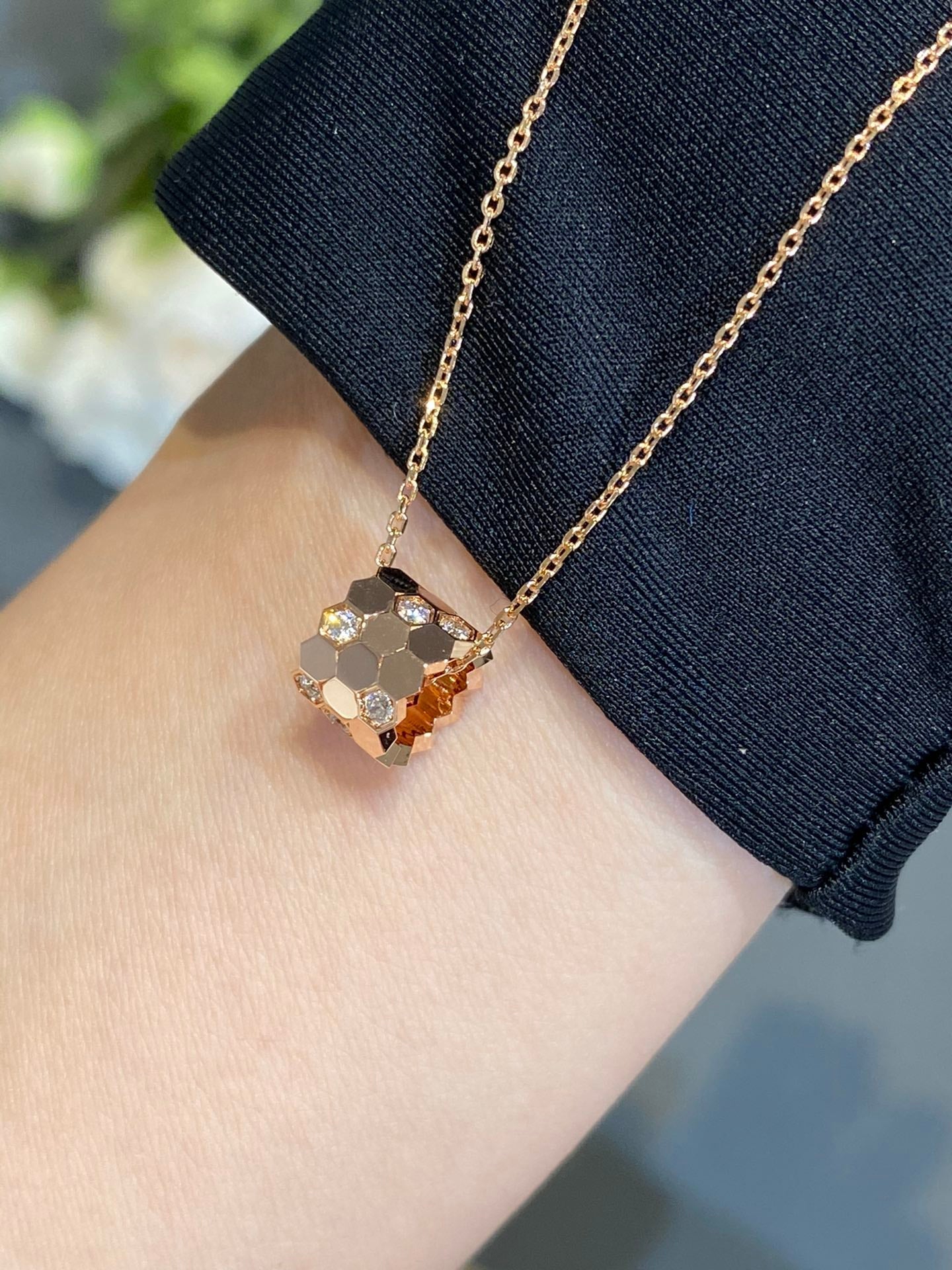 [Star Jewelry]BEE LOVE DIAMOND NECKLACE