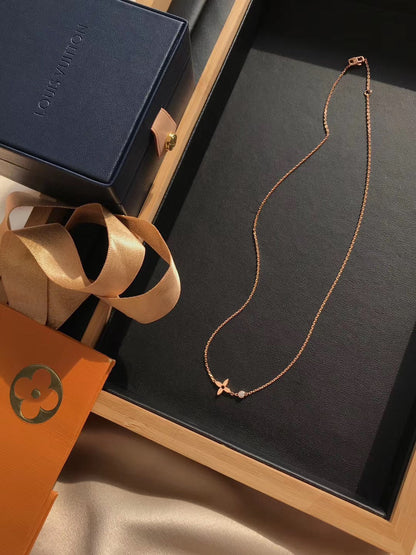 [Star Jewelry]BLOSSOM PENDANT PINK GOLD AND DIAMOND