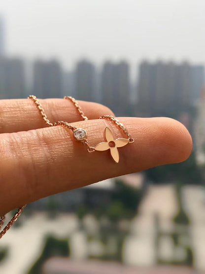 [Star Jewelry]BLOSSOM PENDANT PINK GOLD AND DIAMOND