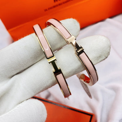 [Star Jewelry]CLASSIC HM CLIC  PINK 8MM ENAMEL BRACELET
