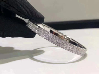 [Star Jewelry]HM KELLY BRACELET IN SILVER AND FULL PAVE DIAMOND