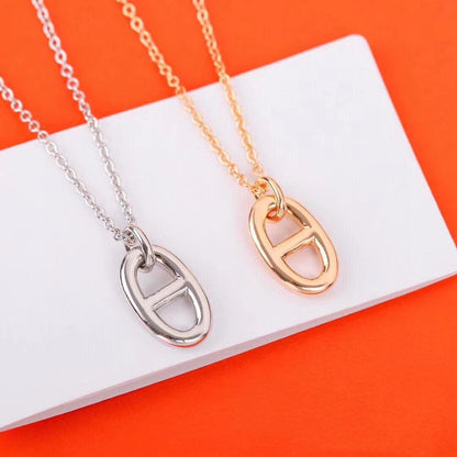 [Star Jewelry]HM PIG NOSE NECKLACE