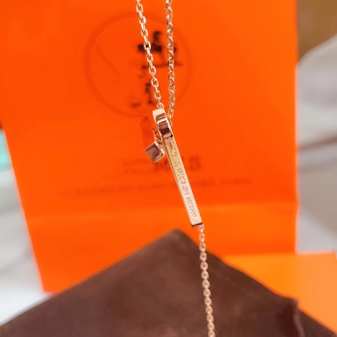 [Star Jewelry]HM NECKLACE PLATINUM ROSE GOLD DIAMOND