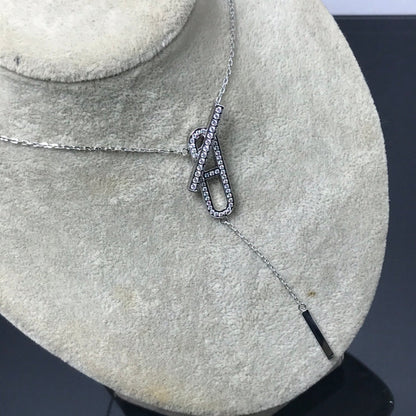 [Star Jewelry]HM NECKLACE PLATINUM ROSE GOLD DIAMOND