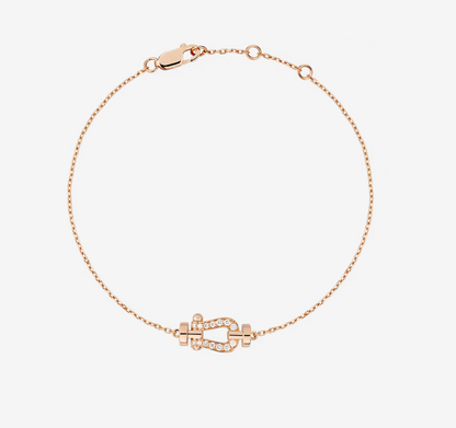 [Star Jewelry]FORCE 10 FULL DIAMOND BUCKLE CHAIN LINK MINI MODEL