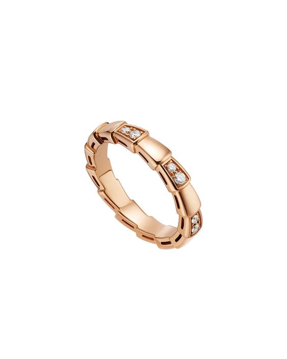 [Star Jewelry]SERPENTI RING PINK GOLD  3MM
