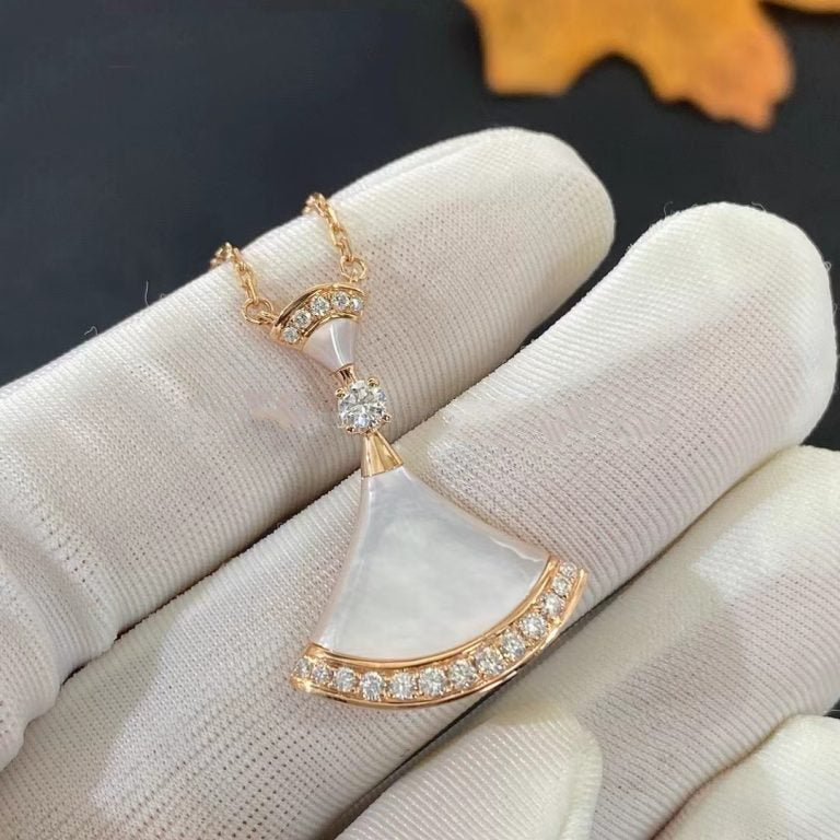 [Star Jewelry]DREAM NECKLACE MOP PINK GOLD DIAMOND