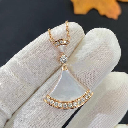 [Star Jewelry]DREAM NECKLACE MOP PINK GOLD DIAMOND