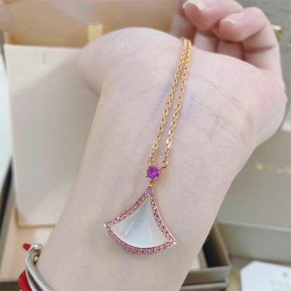 [Star Jewelry]DREAM NECKLACE MOP DIAMOND PINK