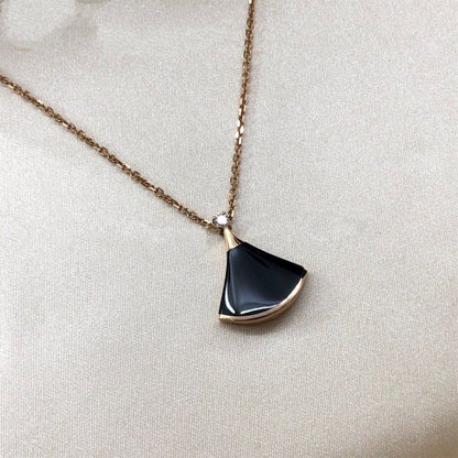[Star Jewelry]DREAM NECKLACE ONYX 1 DIAMOND