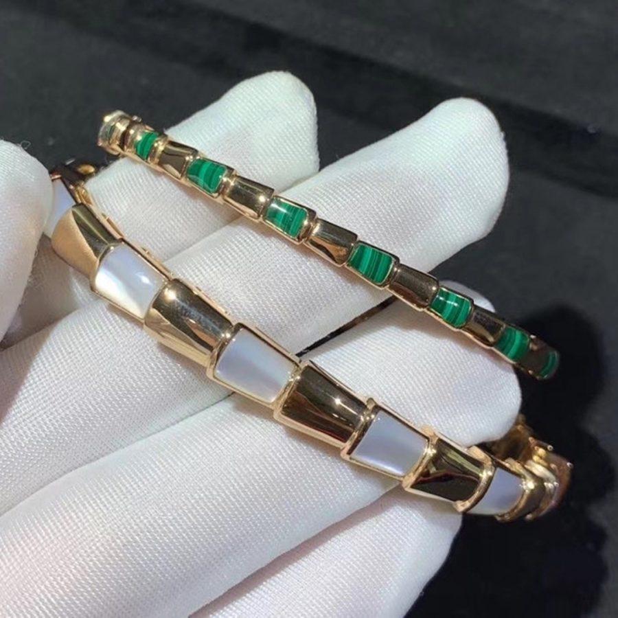 [Star Jewelry]SERPENTI BRACELET PINK GOLD MOP