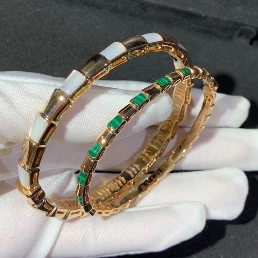 [Star Jewelry]SERPENTI BRACELET PINK GOLD MOP