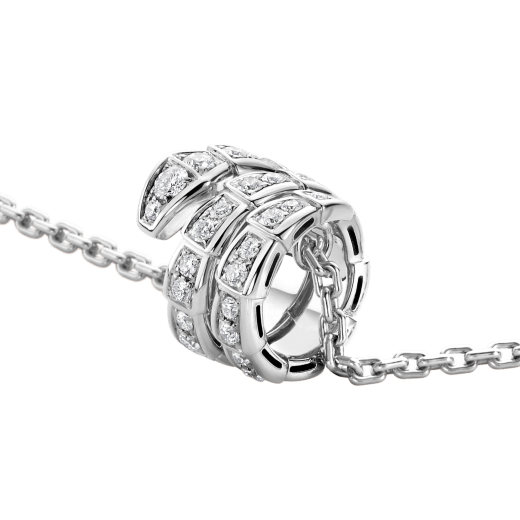 [Star Jewelry]SERPENTI  NECKLACE DOUBLE RING DIAMOND