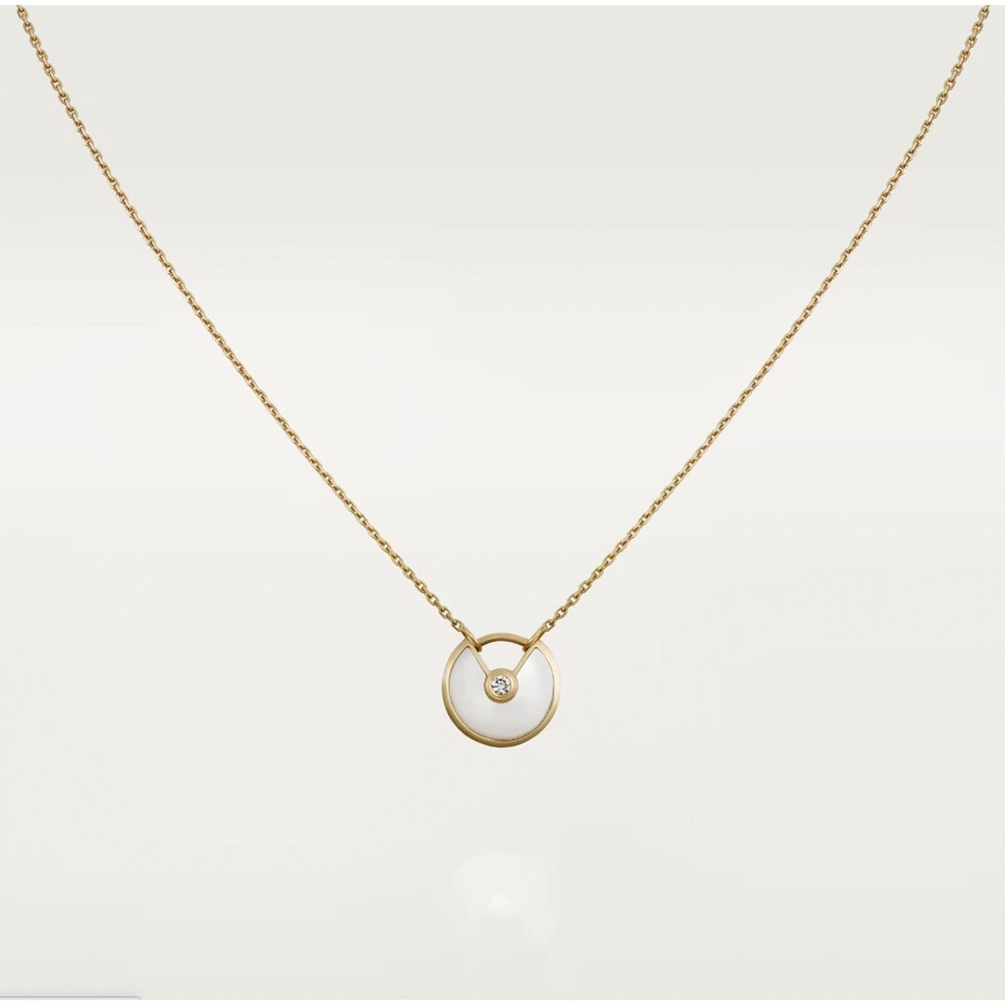 [Star Jewelry]AMULETTE ROSE GOLD MOP NECKLACE
