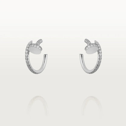 [Star Jewelry]JUSTE EARRINGS 12.75MM SILVER DIAMOND