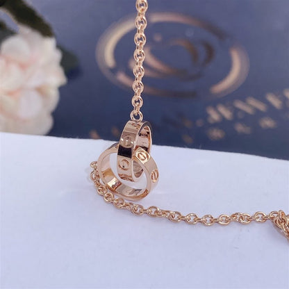 [Star Jewelry]LOVE BRACELET DOUBLE RING
