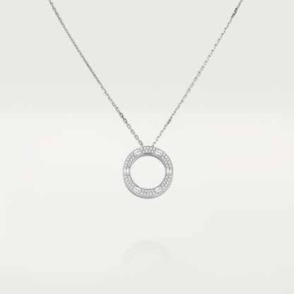 [Star Jewelry]LOVE NECKLACE ADJUSTABLE SILVER