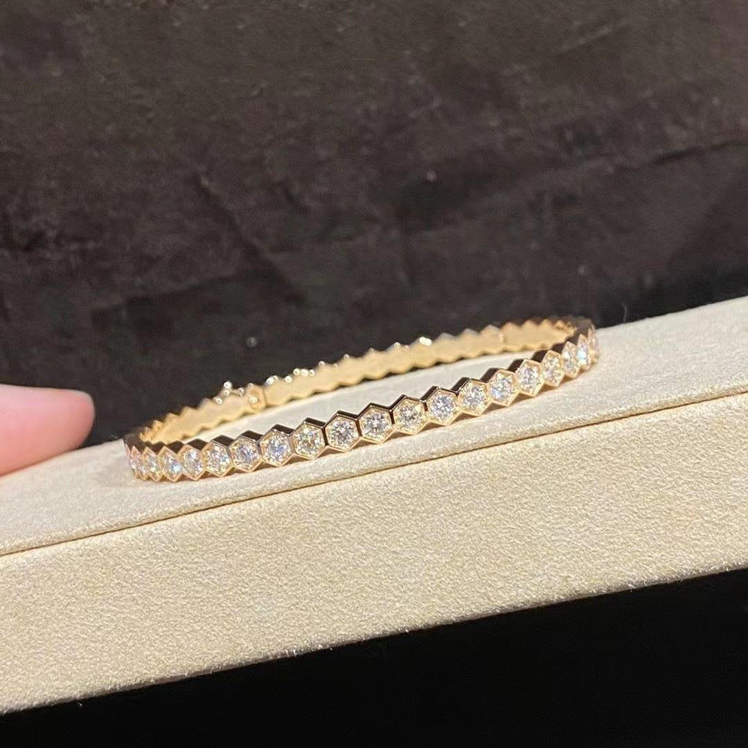 [Star Jewelry]BEE LOVE GOLD BRACELET FULL DIAMOND