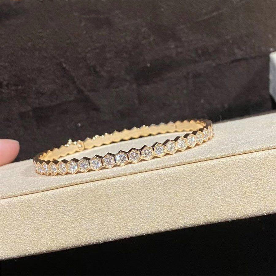 [Star Jewelry]BEE LOVE GOLD BRACELET FULL DIAMOND