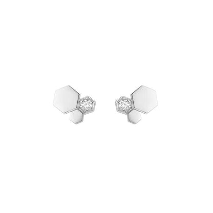 [Star Jewelry]BEE LOVE SILVER DIAMOND EARRINGS