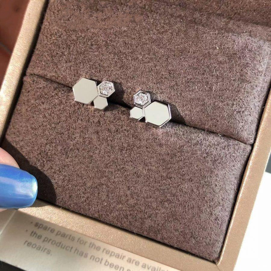 [Star Jewelry]BEE LOVE SILVER DIAMOND EARRINGS