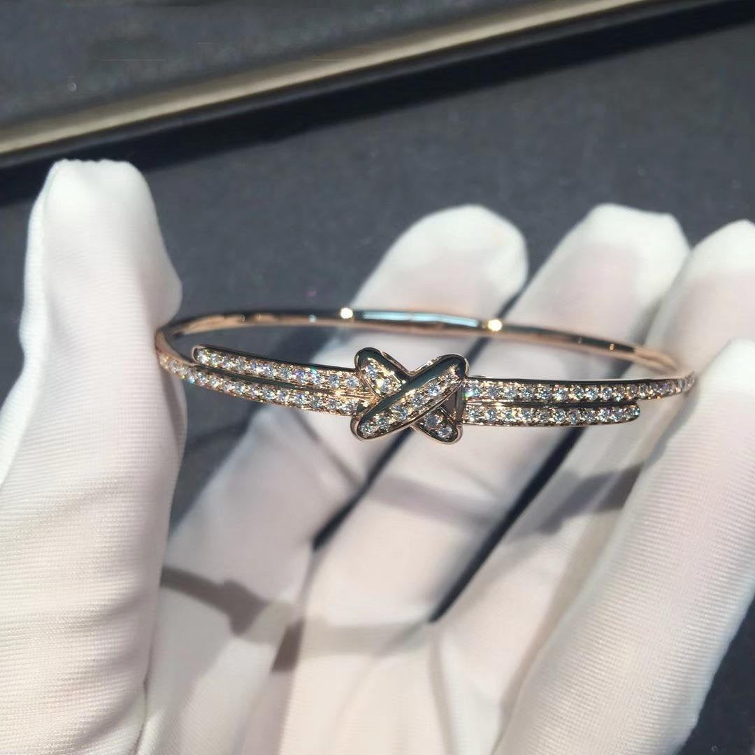 [Star Jewelry]JEUX DE BRACELET DIAMONDS PINK GOLD