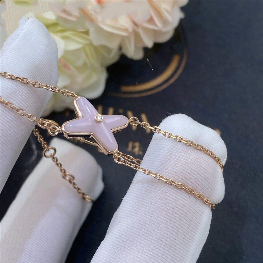 [Star Jewelry]JEUX BRACELET PINK MOP PINK GOLD 1 DIAMOND
