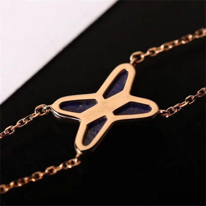 [Star Jewelry]Hollow Design Four-Leaf Clover Flower Shape Ring