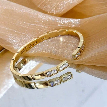 [Star Jewelry jewelrys]LOVE DIAMOND OPEN  BRACELET
