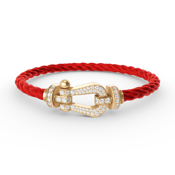 [Star Jewelry]FORCE LARGE HORSESHOE FULL DIAMOND BRACELET GOLD