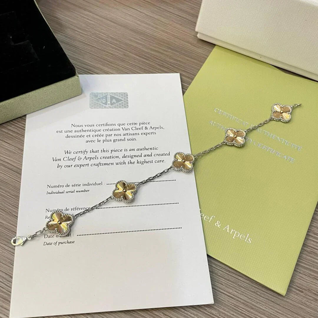 [Star Jewelry] CLOVER 5 MOTIF LASER BRACELET COLLECTION