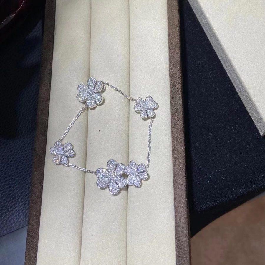 [Star Jewelry]FRIVOLE SILVER 5 FLOWERS BRACELET