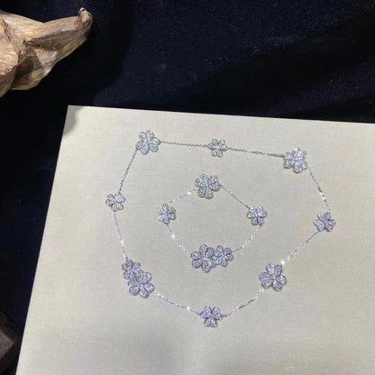[Star Jewelry]FRIVOLE SILVER 5 FLOWERS BRACELET