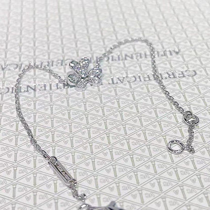 [Star Jewelry]FRIVOLE SILVER FLOWER DIAMOND BRACELET
