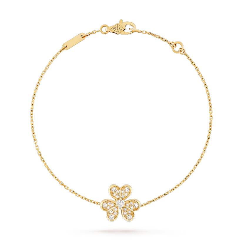 [Star Jewelry]FRIVOLE GOLD FLOWER DIAMOND BRACELET
