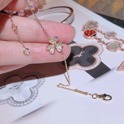 [Star Jewelry]FRIVOLE GOLD FLOWER DIAMOND BRACELET
