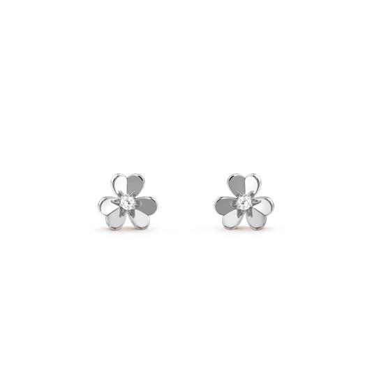[Star Jewelry]FRIVOLE MINI SILVER FLOWER EARRINGS