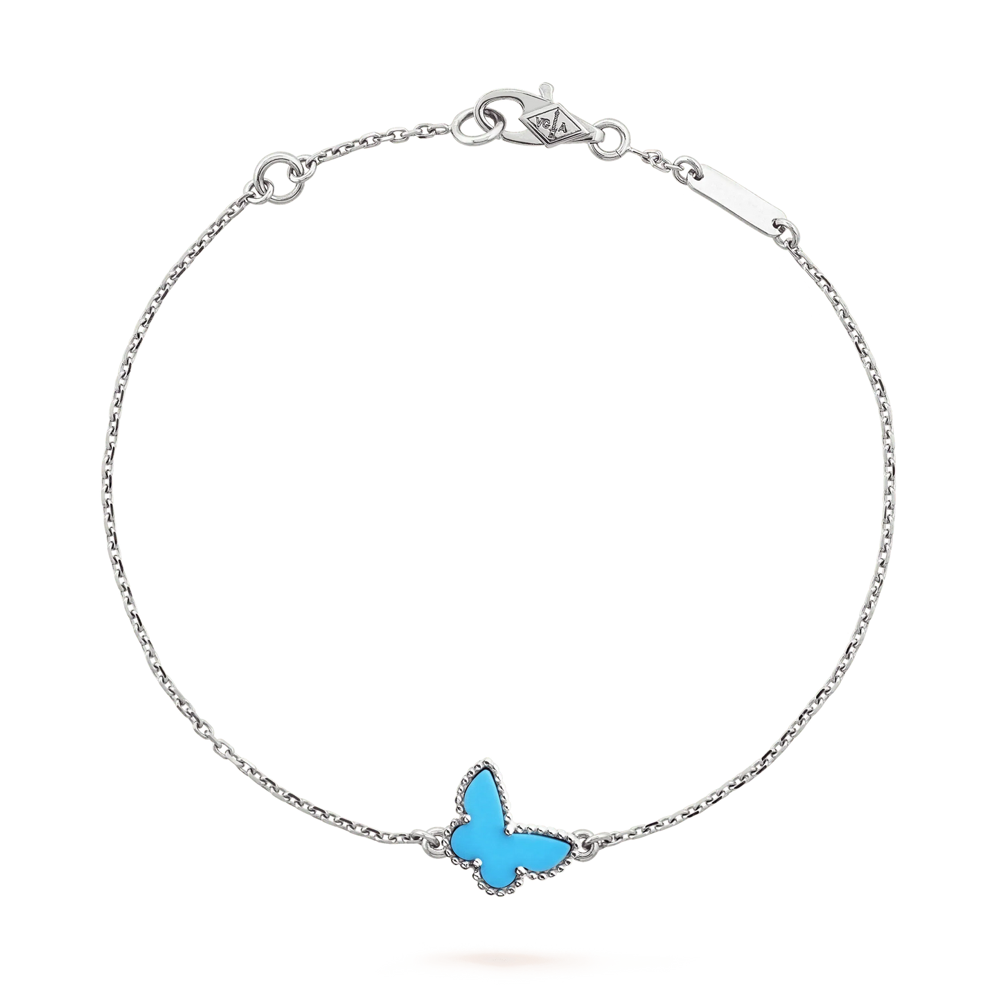 [Star Jewelry]BUTTERFLY TURQUOISE BUTTERFLY BRACELET SILVER