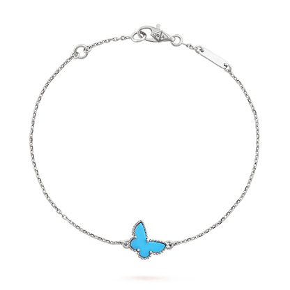 [Star Jewelry]BUTTERFLY TURQUOISE BUTTERFLY BRACELET SILVER