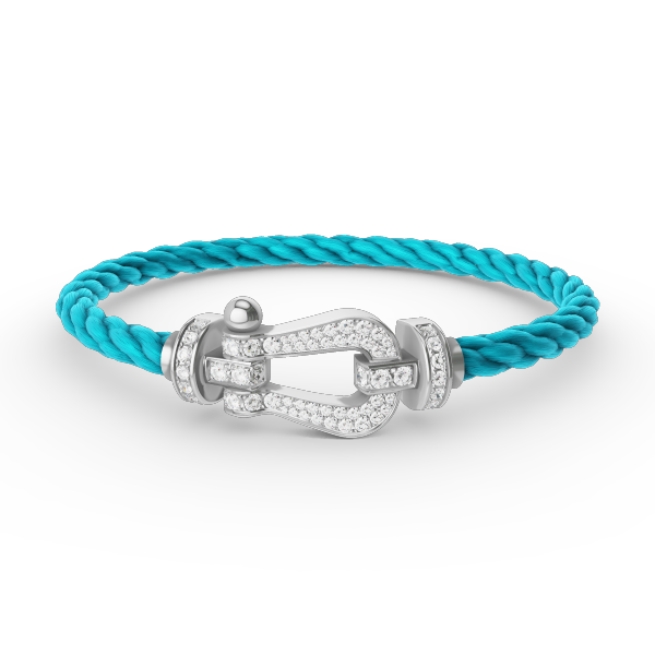 [Star Jewelry]FORCE LARGE HORSESHOE FULL DIAMOND BRACELET SILVER