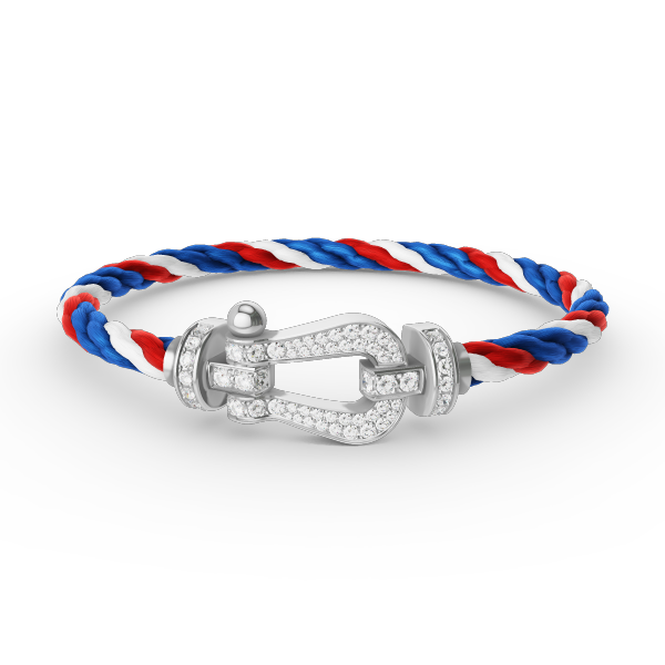 [Star Jewelry]FORCE LARGE HORSESHOE FULL DIAMOND BRACELET SILVER
