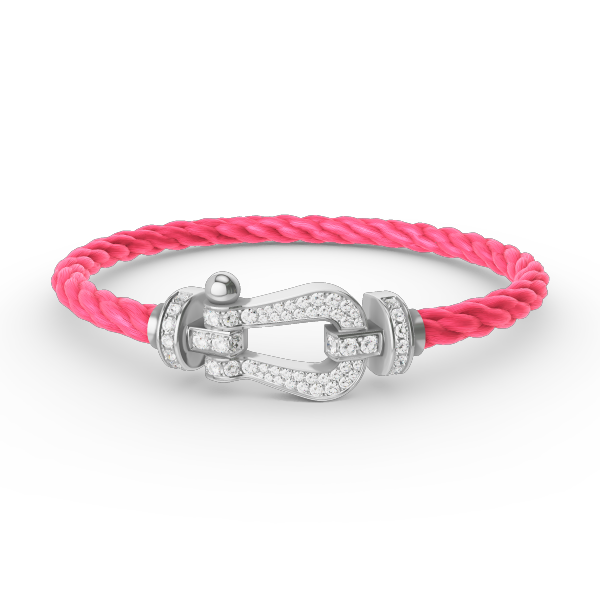 [Star Jewelry]FORCE LARGE HORSESHOE FULL DIAMOND BRACELET SILVER