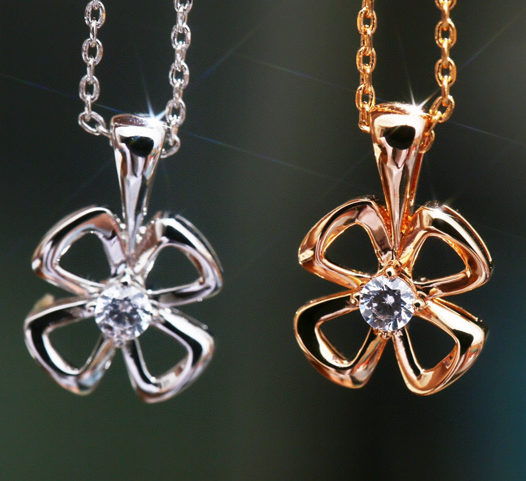 [Star Jewelry]FIOREVER NECKLACE DIAMOND CENTER